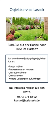 Grafik Flyer Lassek